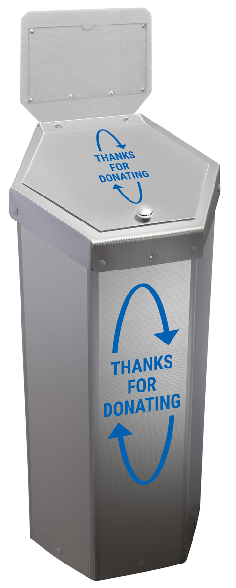 Donation Collection Bins, Clothes Donation Containers
