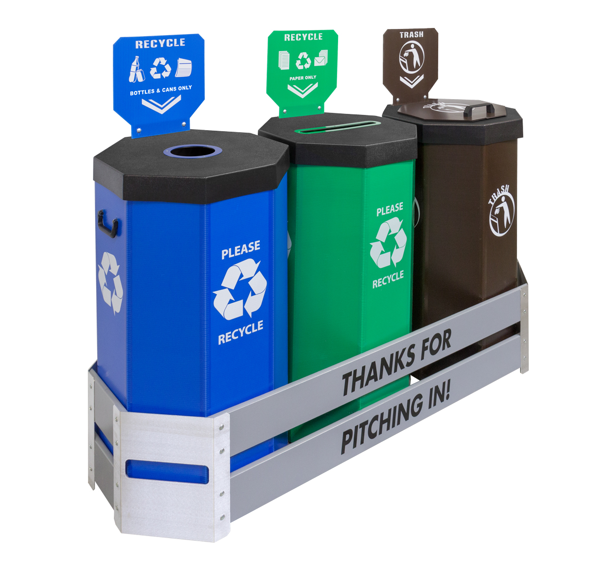 http://www.recyclingbin.com/MegaBinDS-3-Bin-Trash-Flap-Can-Bottle-Paper-No-Touch-Recycling-Locking-Station-Signs.jpg