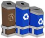 3 Bin Recycling Center