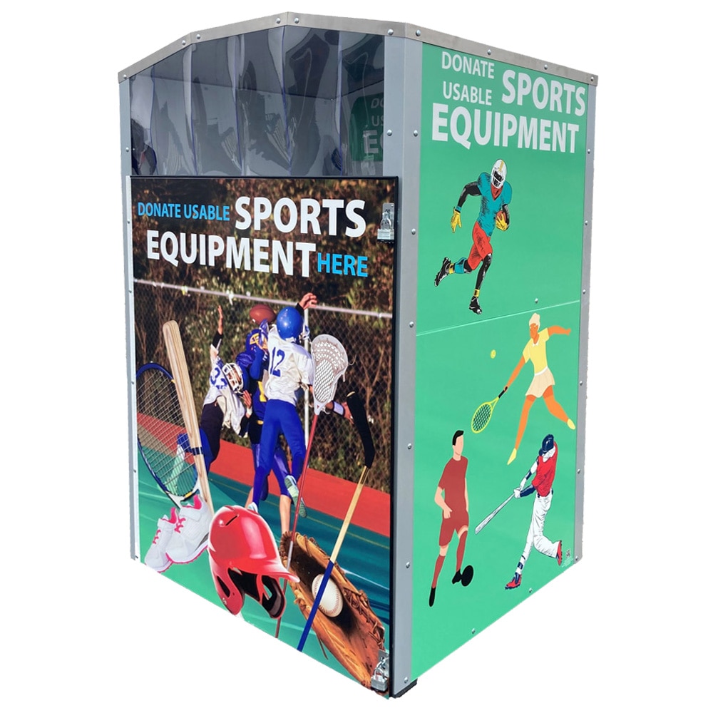 Sports Equipment Donation Bin