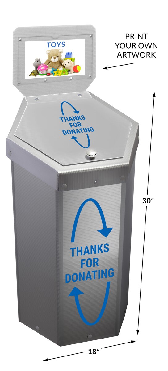 Toy Donation Drop Off Box Wow Blog