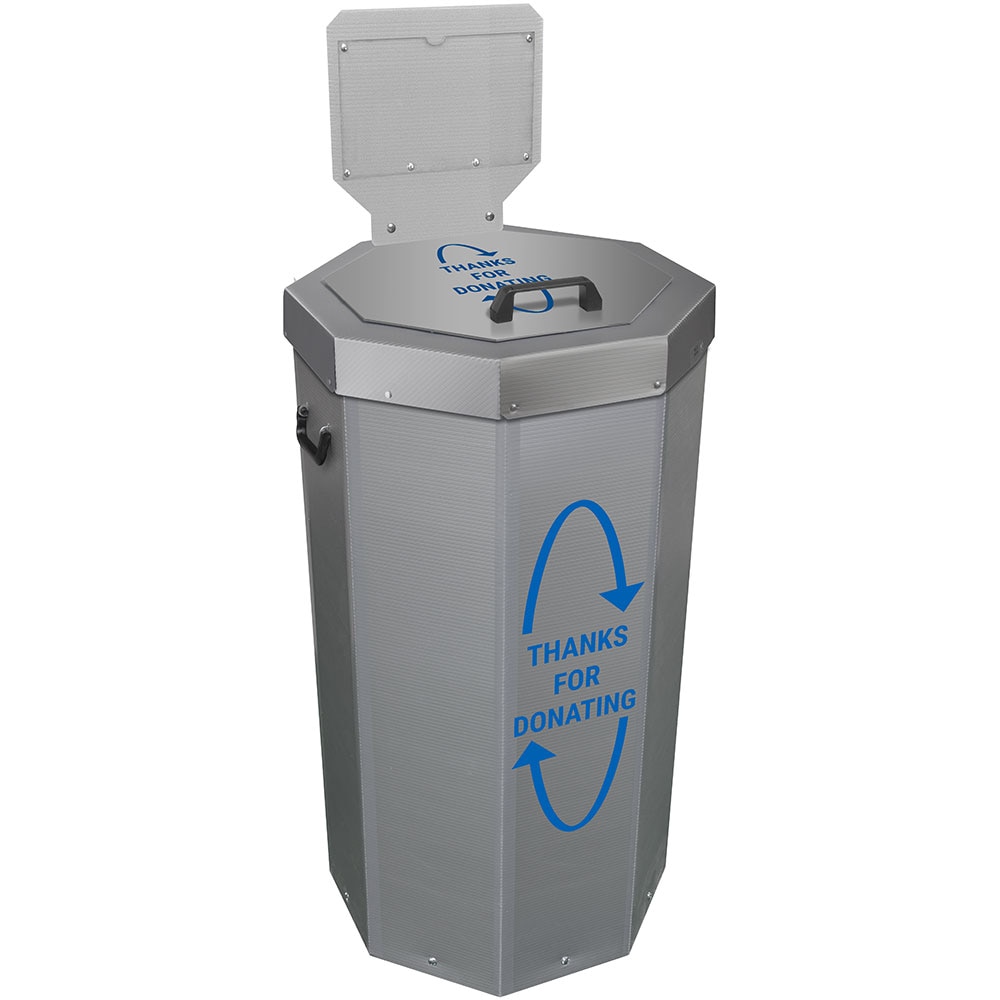 Large Trash Can with Liner - Noel Lesley Event Services