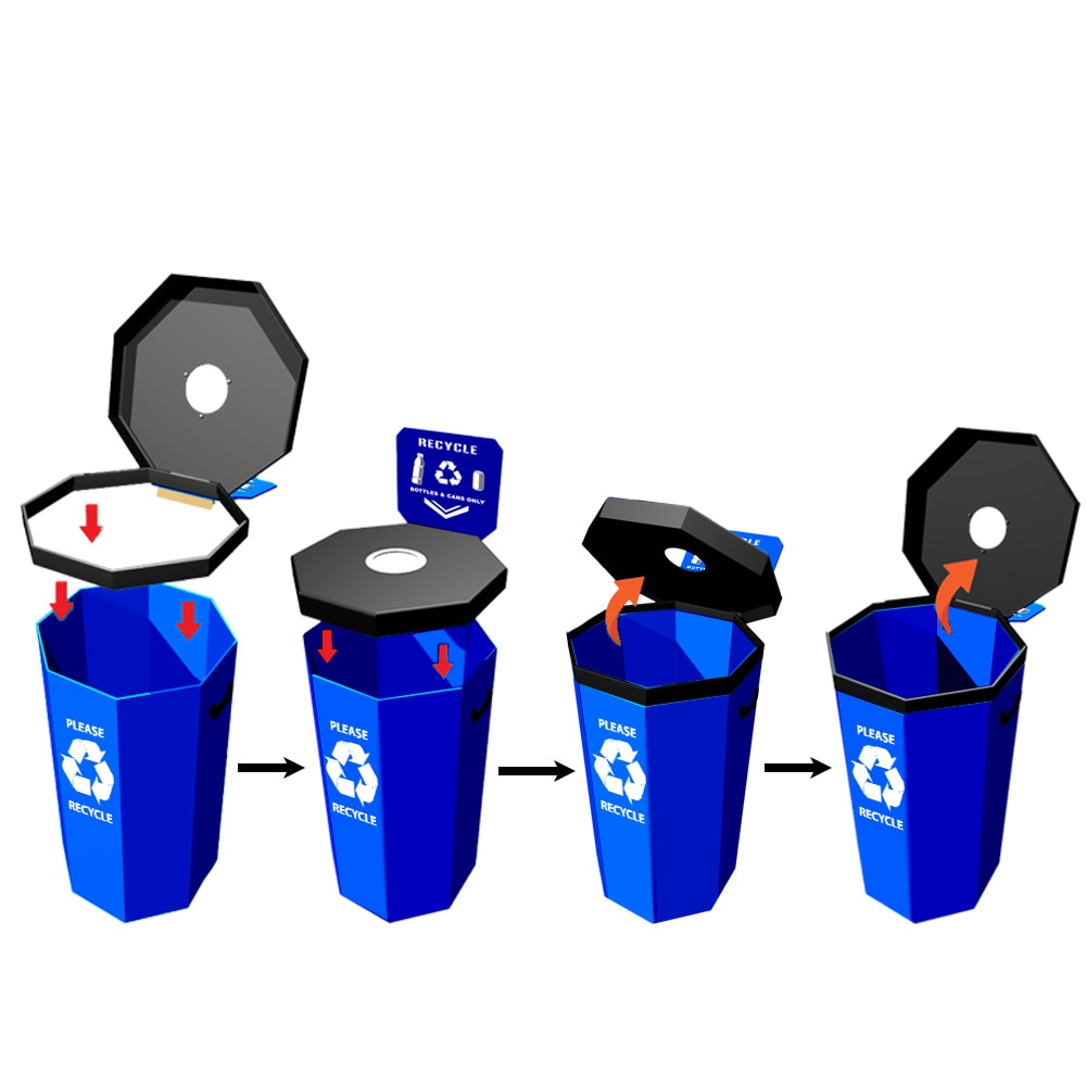 ごみ箱 tower 3separation dust wagon ごみ箱 tower 3separation dust wagon Debris Boxes