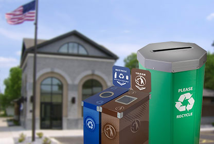 Federal Government, State and Municipal Collection Bins