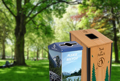 Parks, Recreation Facilities, Outdoor Recycling and Trash Bins