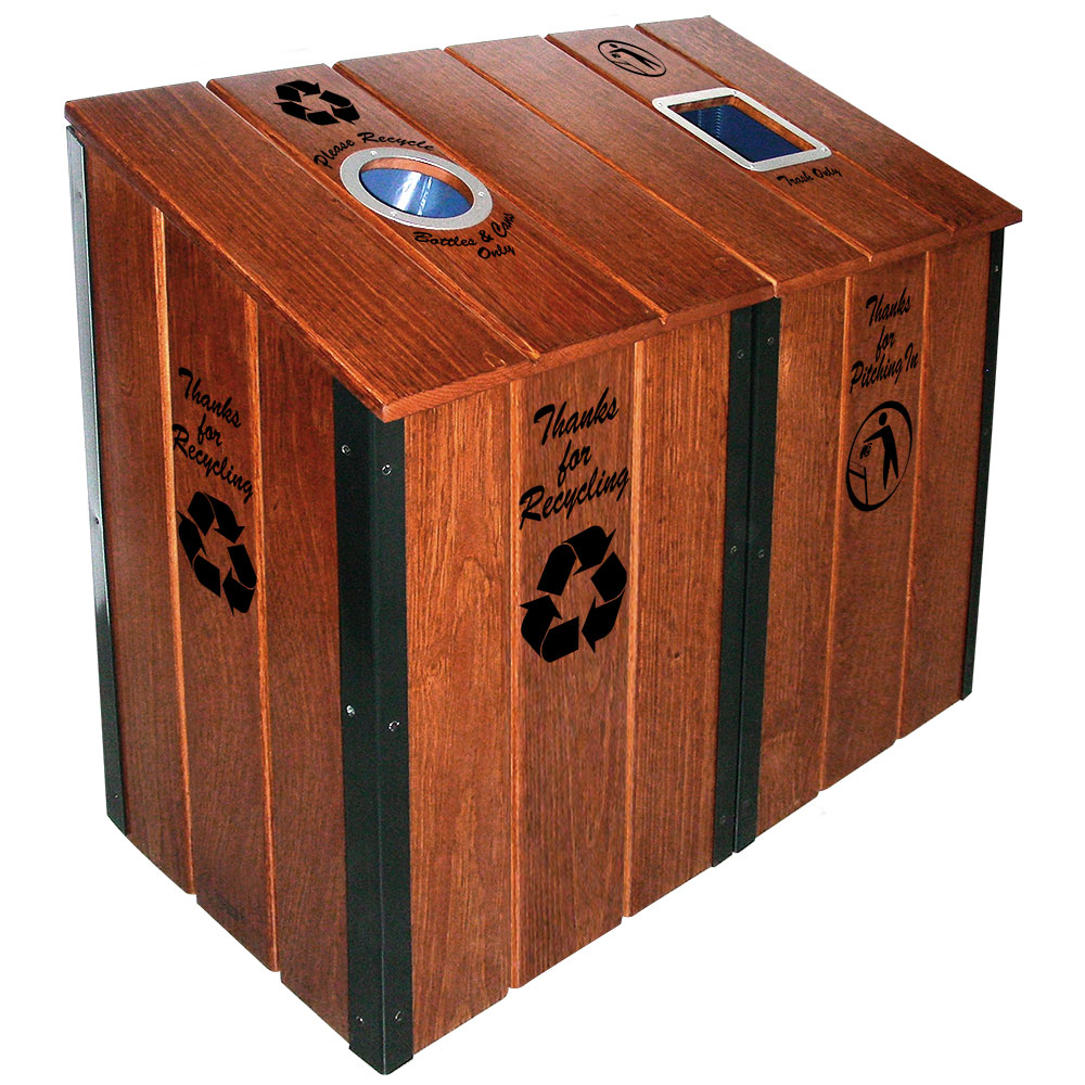 The Heritage Series™ - Mahogany 2-Bin Station