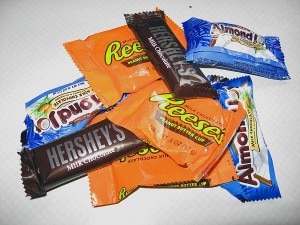 Candy Bars for Halloween