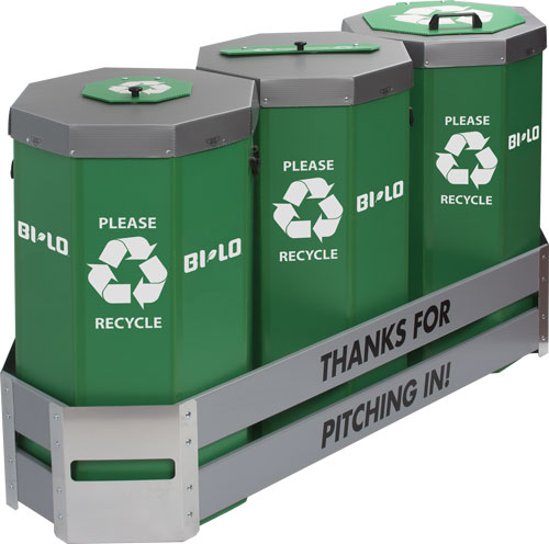 Recycling Carts, Custom Recycling Bins