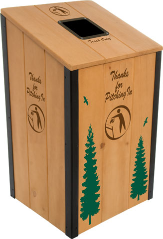 The Heritage™ Wood Recycling Bin - Image 7