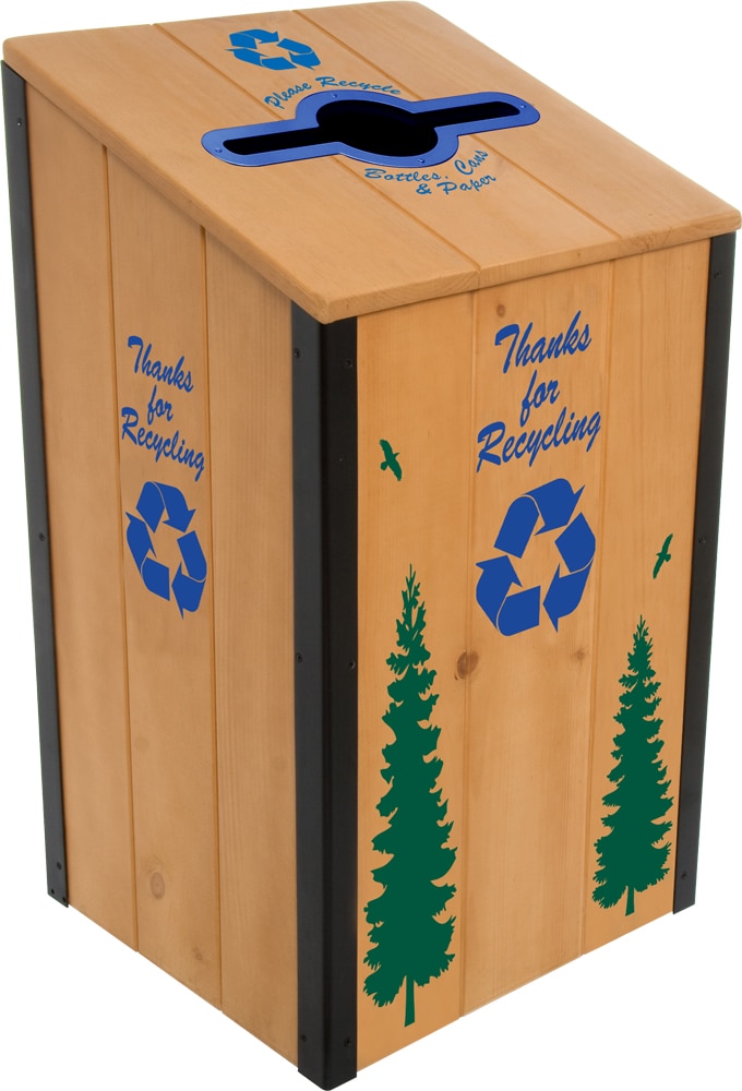 The Heritage™ Wood Recycling Bin - Image 4