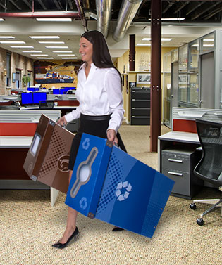 Slimcycle™ 3 Bin Station - Image 9