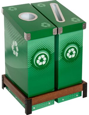 Slimcycle™ 2-Bin Green Station
