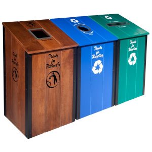 The Heritage Series™ - Multi-Color - 3-Bin Station