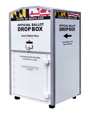 Outdoor Voter Ballot Bin