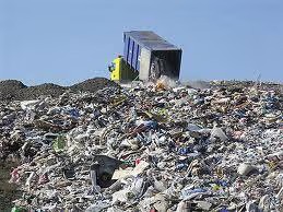 Recycling reduces the need for landfills