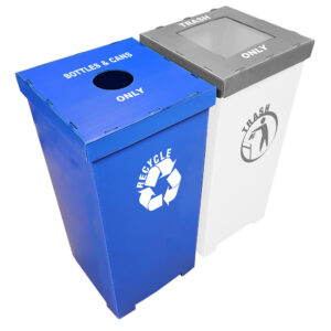 AmazaBin™ Recycling and Trash Set